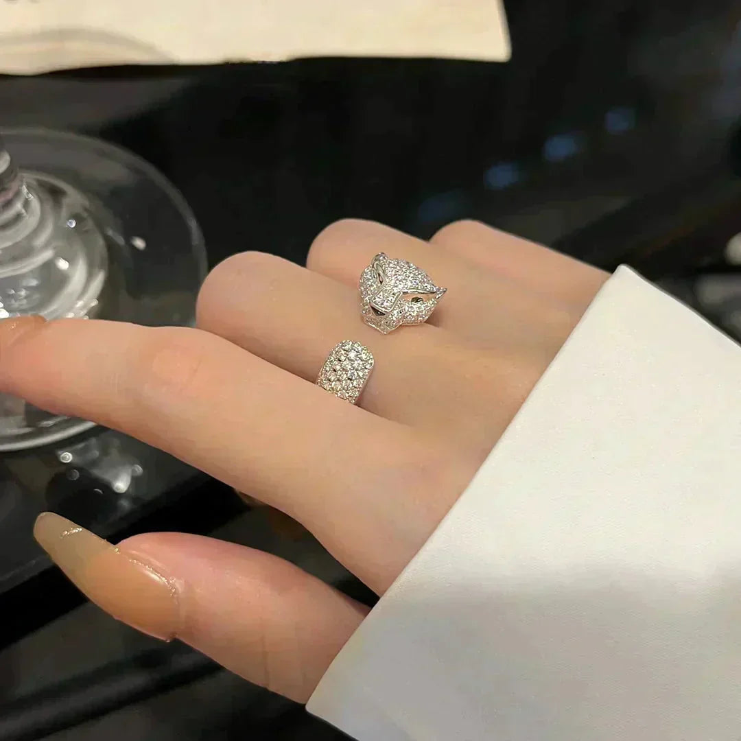 ¡®Moco¡¯PANTHERE 5.5MM ALL DIAMOND RING