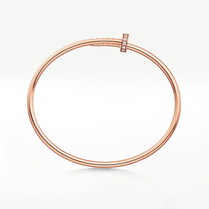 【moco jewelry】JUSTE ブレスレット 2.5MM ダイヤモンド