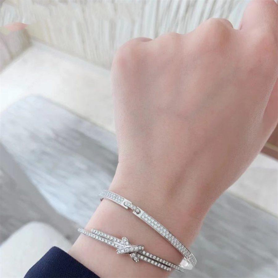 【moco jewelry】ジュー ドゥ ブレスレット ダイヤモンド シルバー