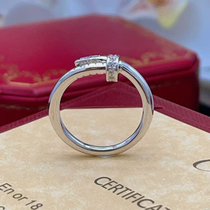 [moco jewelrys]JUSTE RING 2.65MM Silver DIAMOND