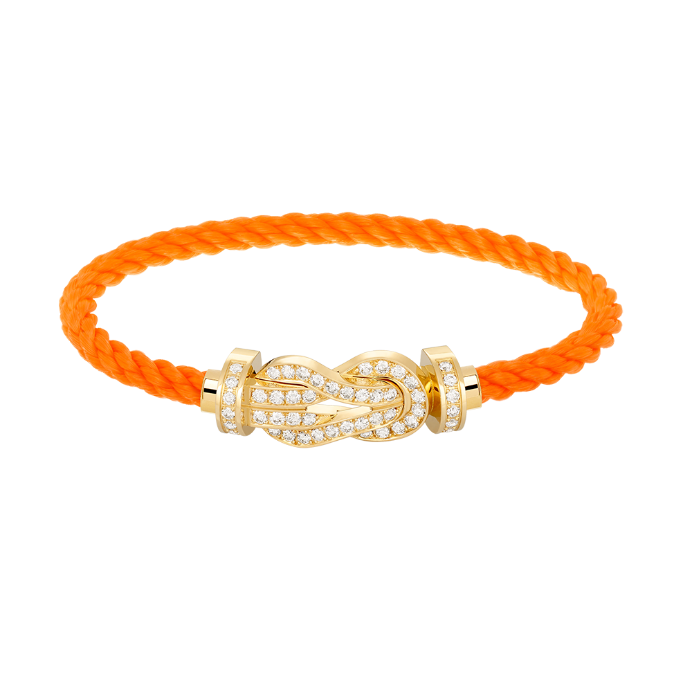 [moco jewelrys]CHANCE LARGE 8 FIGURE BUCKLE FULLDIAMOND BRACELET GOLD