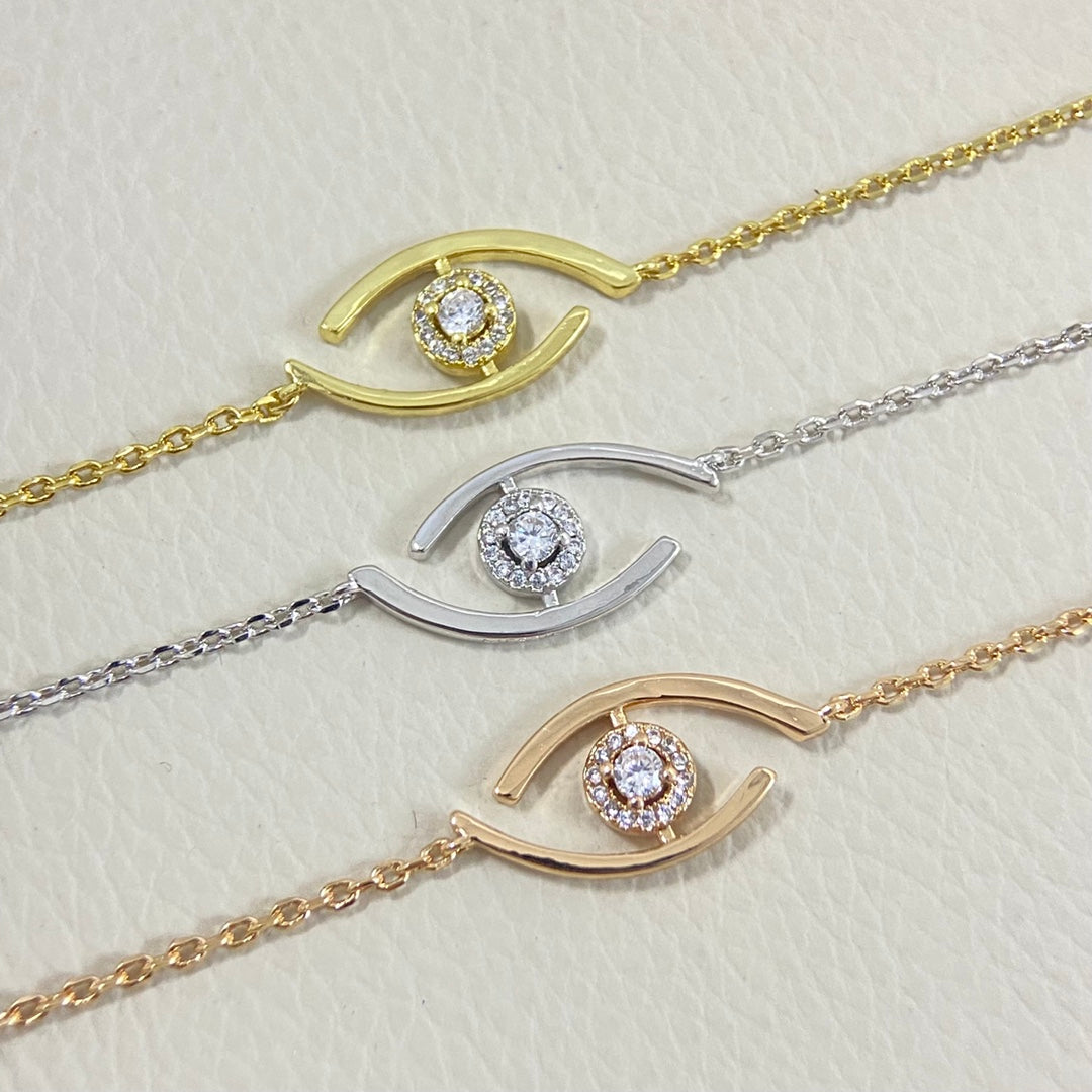 [moco jewelrys]Lucky Eye Pave-Set Diamond Bracelet