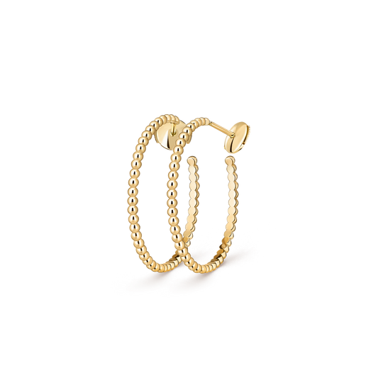 [moco jewelrys JURI] SMOOTH BEAD STUD EARRINGS