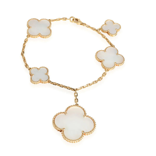 [moco jewelrys]MAGIC CLOVER MOP GOLD BRACELET 5 MOTIFS