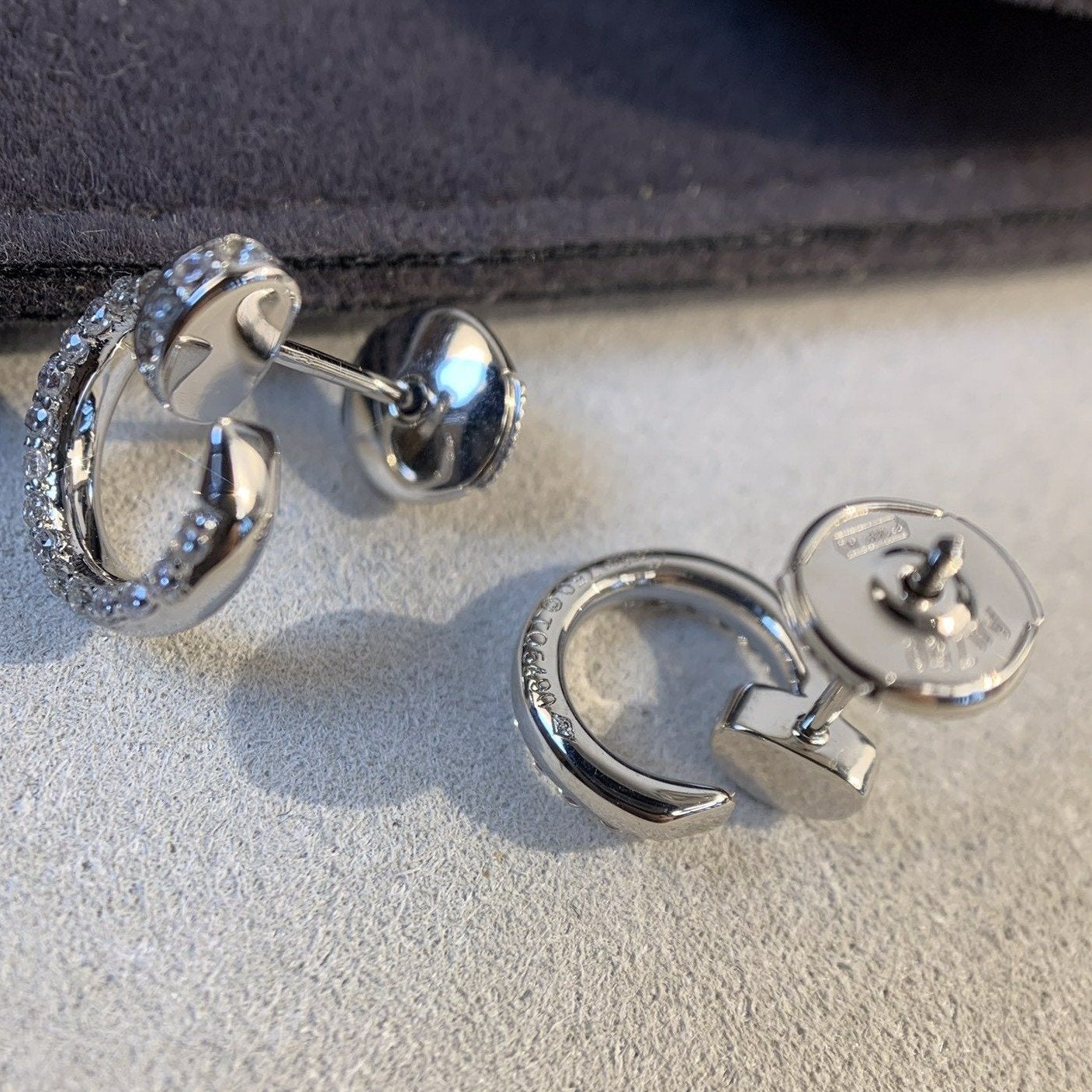 [moco jewelrys]JUSTE EARRINGS SILVER DIAMONDS