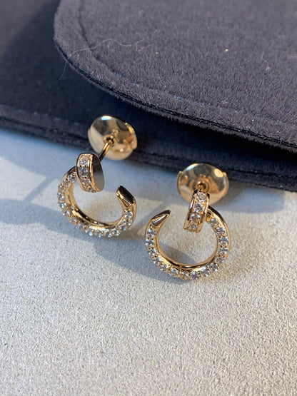 [moco jewelrys]JUSTE EARRINGS GOLD DIAMONDS