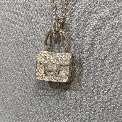 [moco jewelrys]CONSTANCE PEDANT DIAMOND NECKLACE