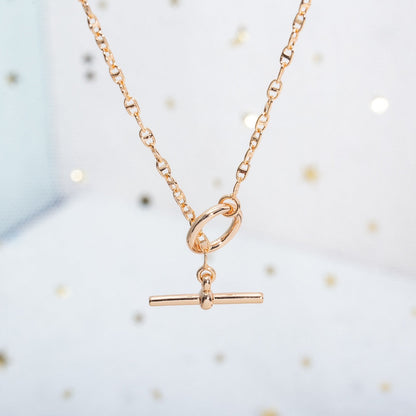 [moco jewelrys]ECHAPPEE NECKLACE PINK GOLD