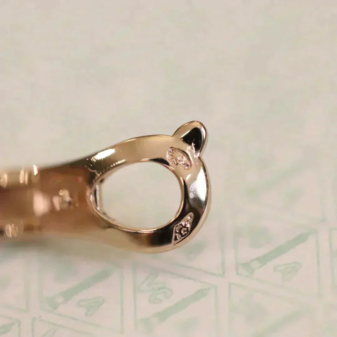 [moco jewelrys]CLOVER MEDIUM 1 MOTIFS FUll DIAMOND EARRINGS