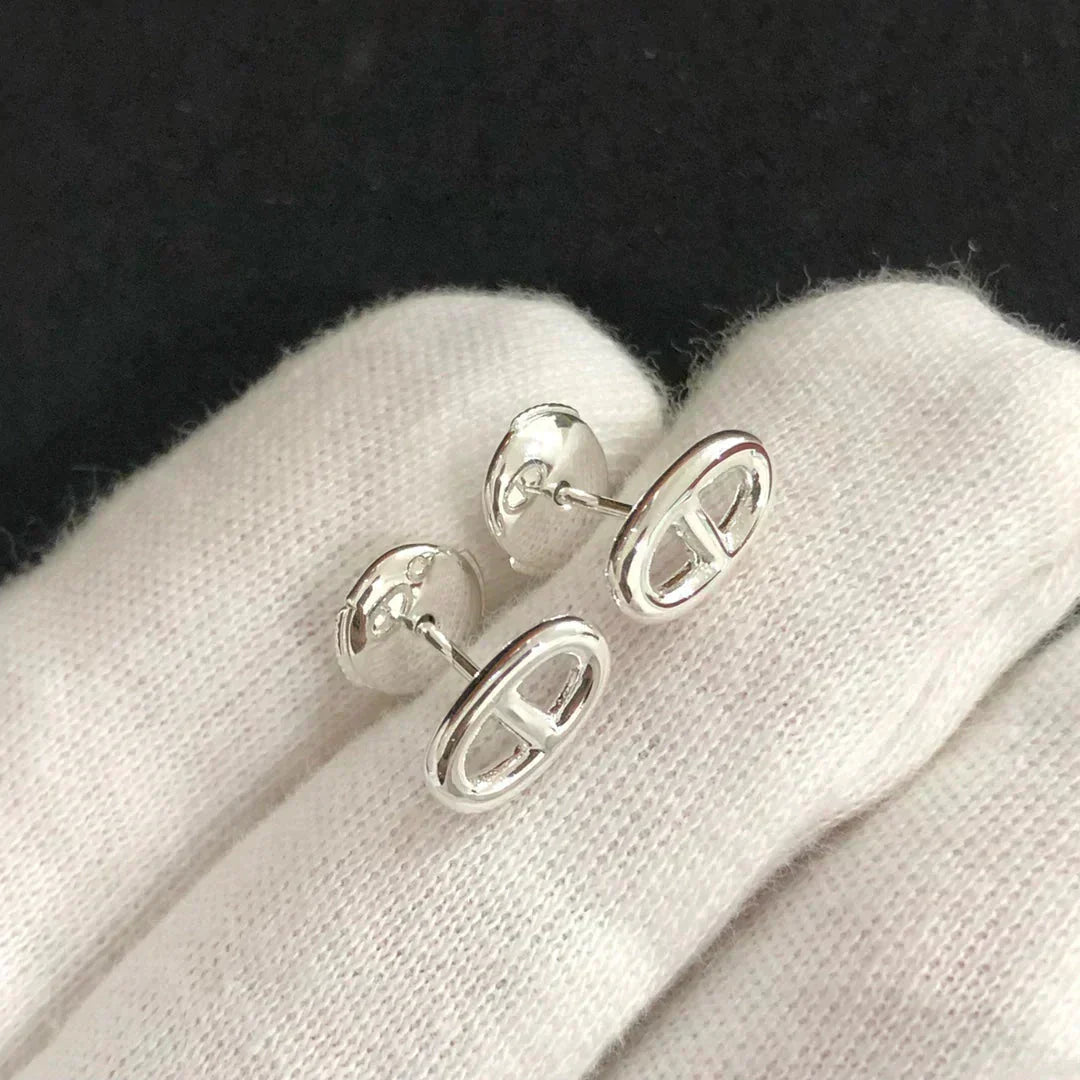 [moco jewelrys]CHAINE SMALL EARRINGS GOLD AND SILVER