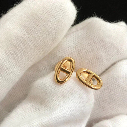 [moco jewelrys]CHAINE SMALL EARRINGS GOLD AND SILVER