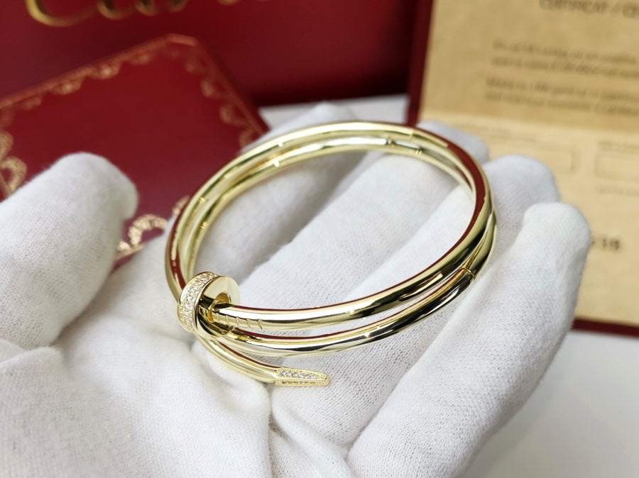 [moco jewelrys]JUSTE BRACELET 3.5MM DOUBLE ROW DIAMOND