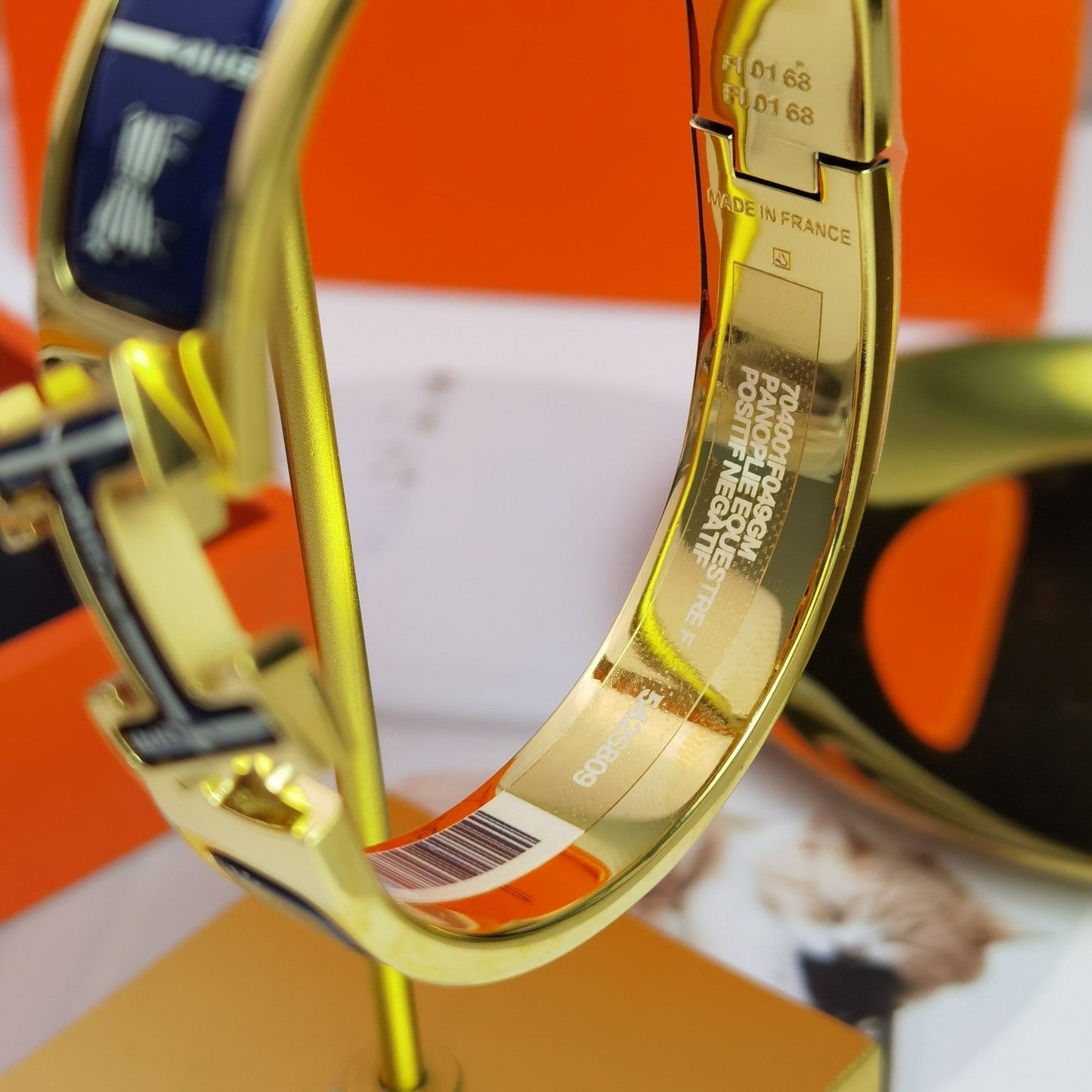 [moco jewelrys]H COUVERTURES DARK BLUE BRACELET