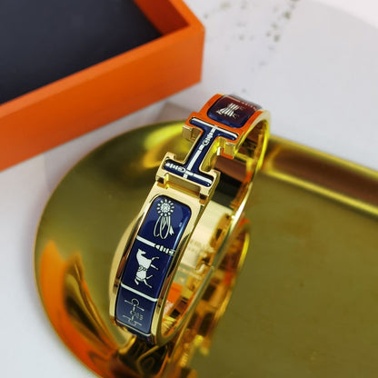 [moco jewelrys]H COUVERTURES DARK BLUE BRACELET