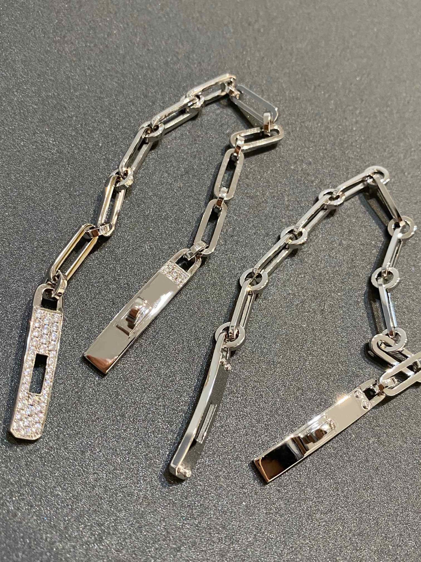 [moco jewelrys]CHAINE BRACELET SMALL MODEL DIAMOND