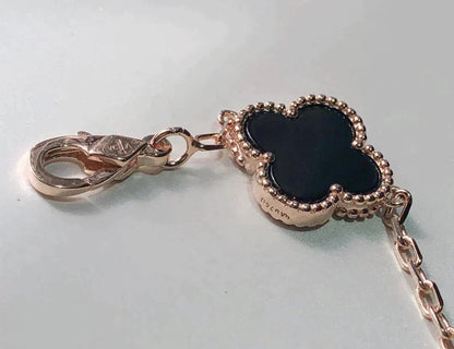 [Moco jewelrys]CLOVER 5 MOTIFS MULTICOLOR BRACELET
