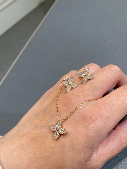 [moco jewelrys]STAR DIAMOND NECKALCE