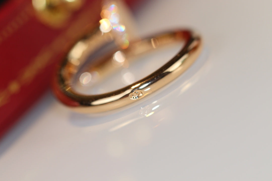 [moco jewelrys]JUSTE RING 2.65MM GOLD DIAMOND