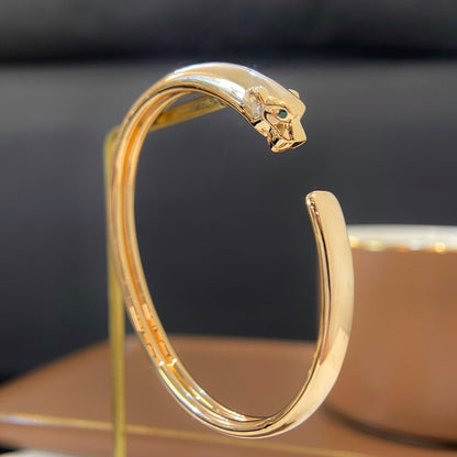 [moco jewelrys]PANTHERE GOLD OPEN BRACELET
