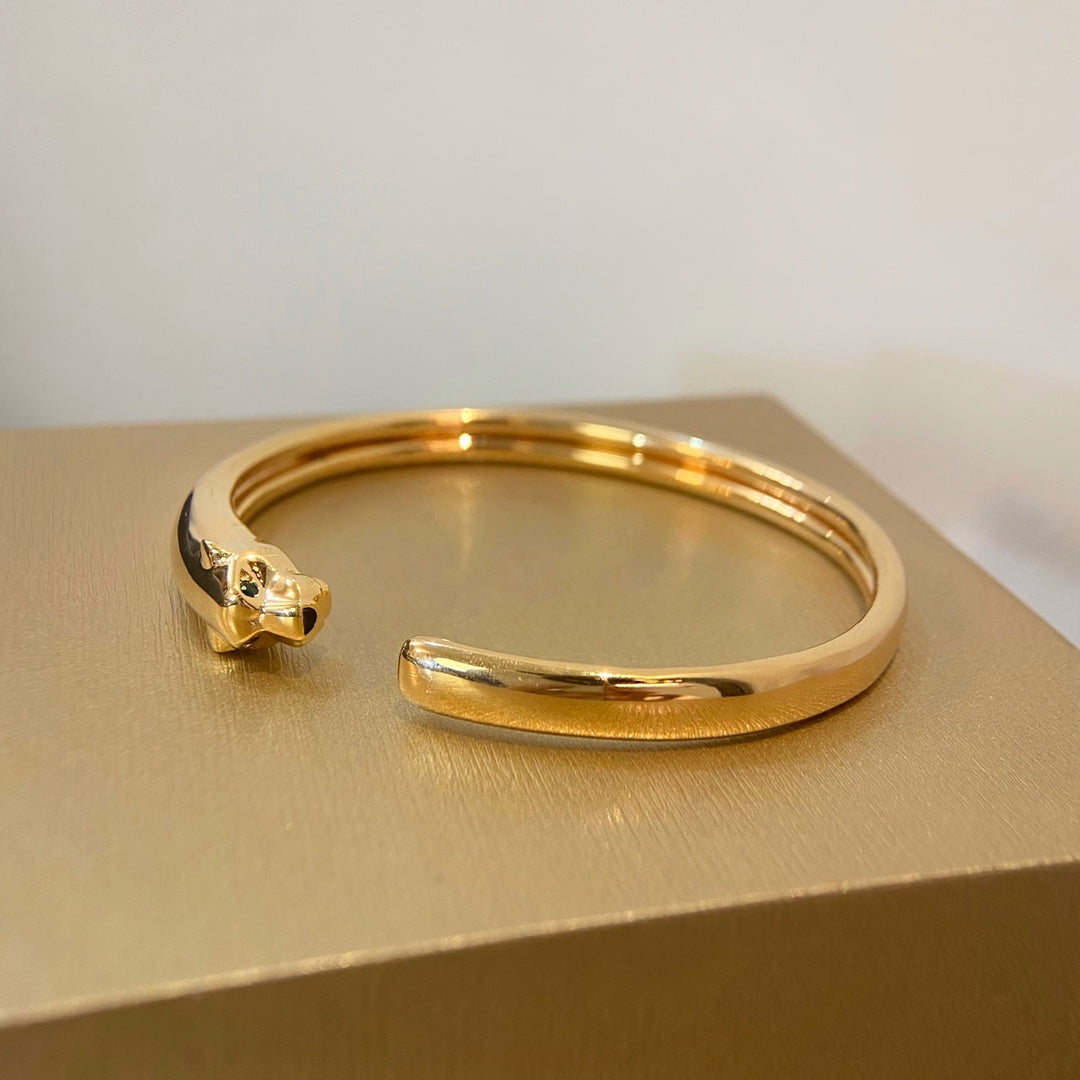 [moco jewelrys]PANTHERE GOLD OPEN BRACELET