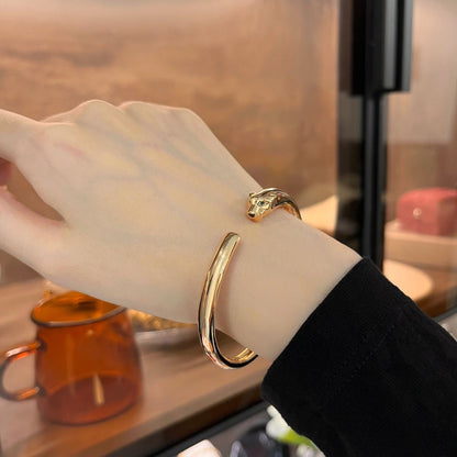 [moco jewelrys]PANTHERE GOLD OPEN BRACELET