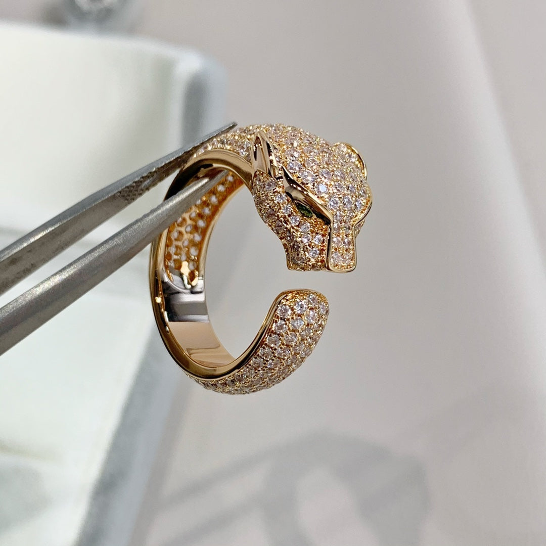 [moco jewelrys]PANTHERE PINK GOLD DIAMOND RING