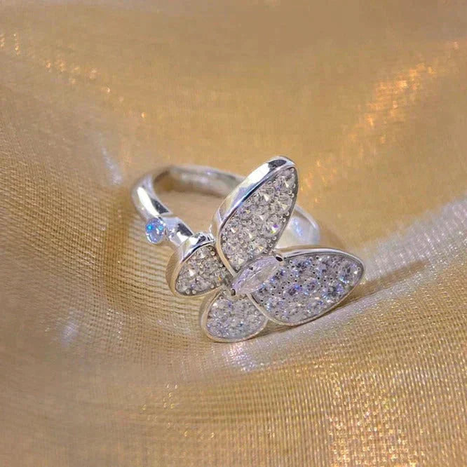 [moco jewelrys]BUTTERFLY DIAMOND RING
