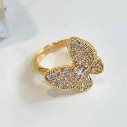 [moco jewelrys]BUTTERFLY DIAMOND RING