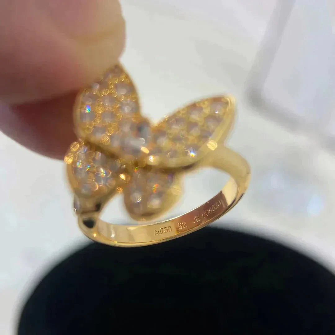 [moco jewelrys]BUTTERFLY DIAMOND RING