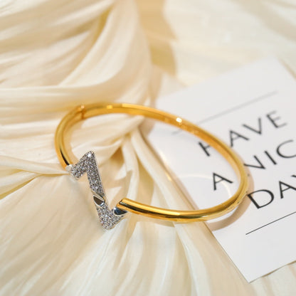 [moco jewelrys]VOLTE UPSITE DOWN GOLD DIAMOND BRACELET