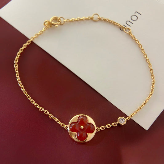 [moco jewelrys]SUN PEDANT CARNELIAN BRACELET