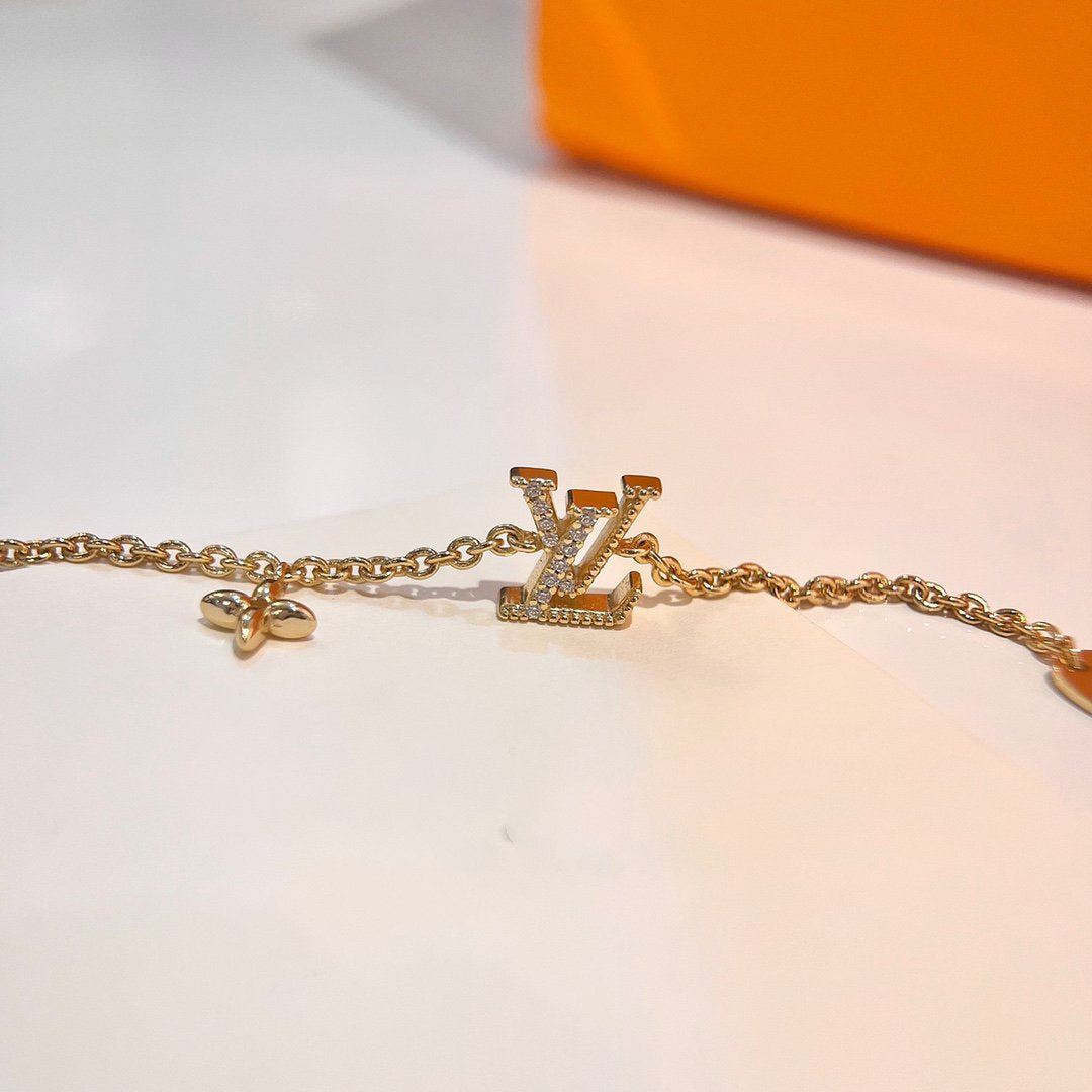 [moco jewelrys]LOGO STAR MOTIF GOLD BRACELET