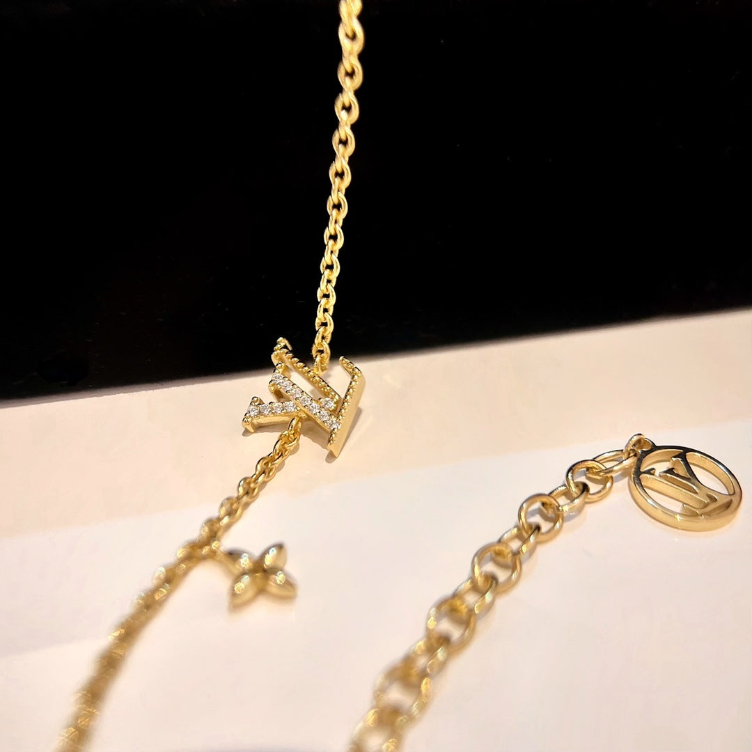 [moco jewelrys]LOGO STAR MOTIF GOLD BRACELET