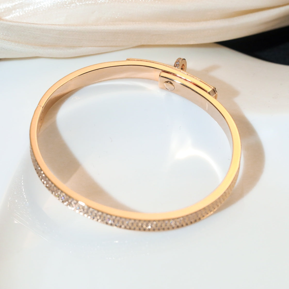 [moco jewelrys]KELLY BRACELET DIAMOND PAVED