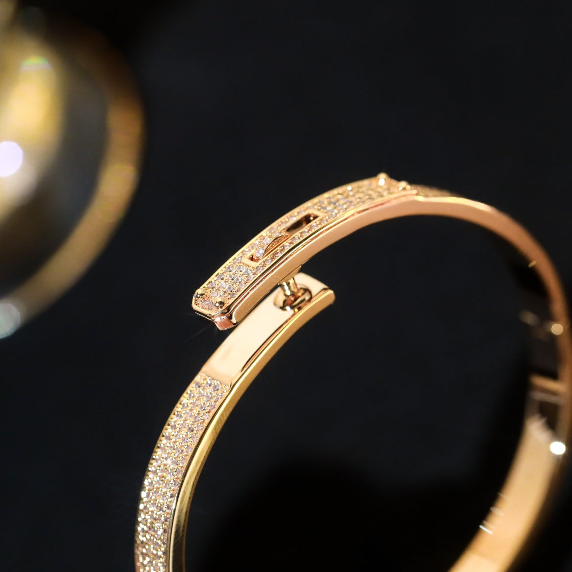 [moco jewelrys]KELLY BRACELET DIAMOND PAVED