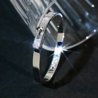 [moco jewelrys]KELLY SILVER DIAMOND BRACELET