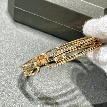 [moco jewelrys ]MOVE 10TH PAVED DIAMOND BRACELET