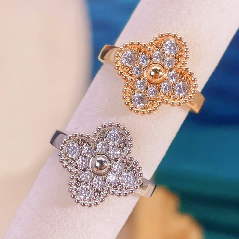 [moco jewelrys]CLOVER DIAMOND RING