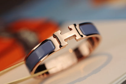 [moco jewelrys]H BRACELET 12MM BLUE GRAY