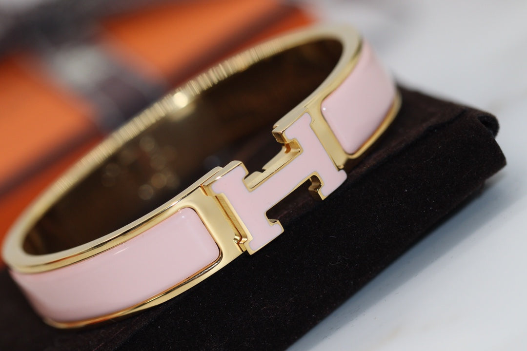 [moco jewelrys]H BRACELET 12MM PINK