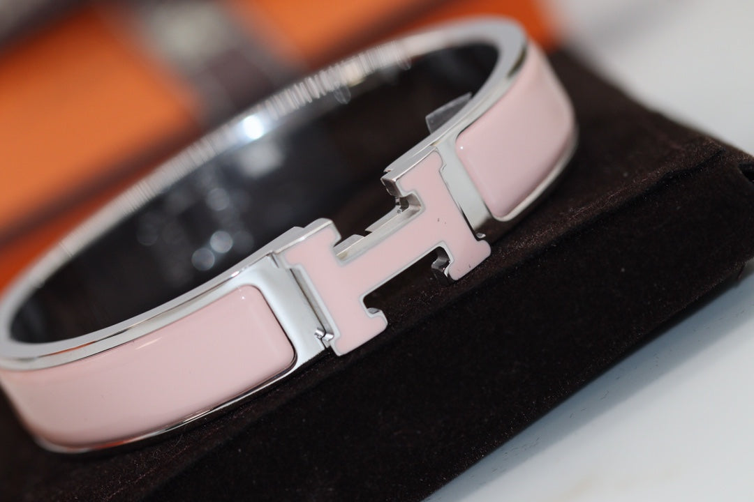 [moco jewelrys]H BRACELET 12MM PINK