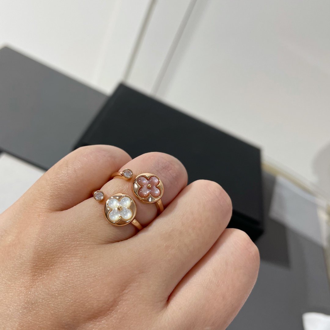 [moco jewelrys]SUN 1 DIAMOND PINK MOP RING