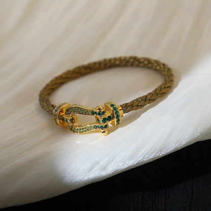 [moco jewelrys]FORCE 10 GOLD GREEN DIAMOND PAVED