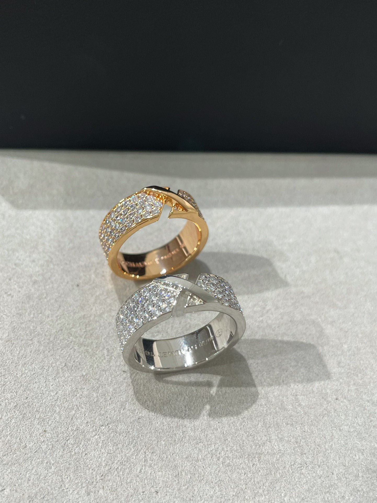 [moco jewelrys]LIENS EVIDENCE  DIAMOND PAVED RING
