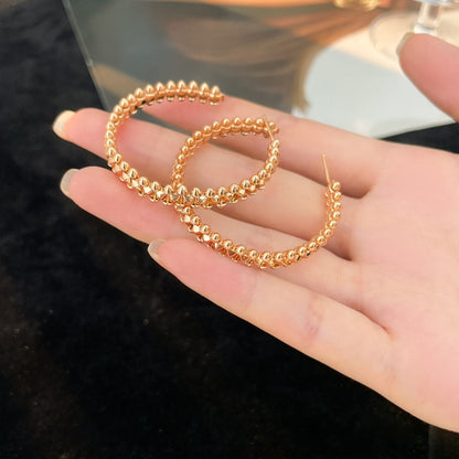 [moco jewelrys]CLASH HOOP EARRINGS