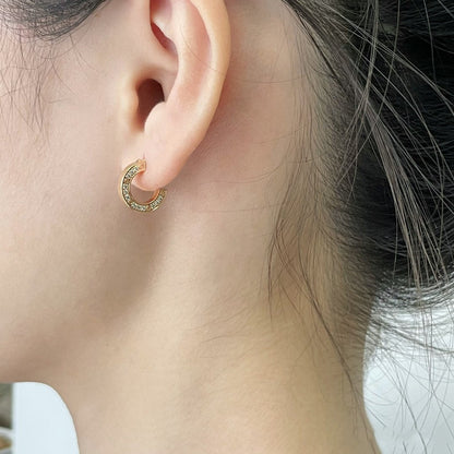 [moco jewelrys]LOVE DIAMOND EARRINGS