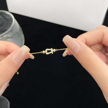 [moco jewelrys]FORCE 10 FULL DIAMOND BUCKLE CHAIN LINK MINI MODEL