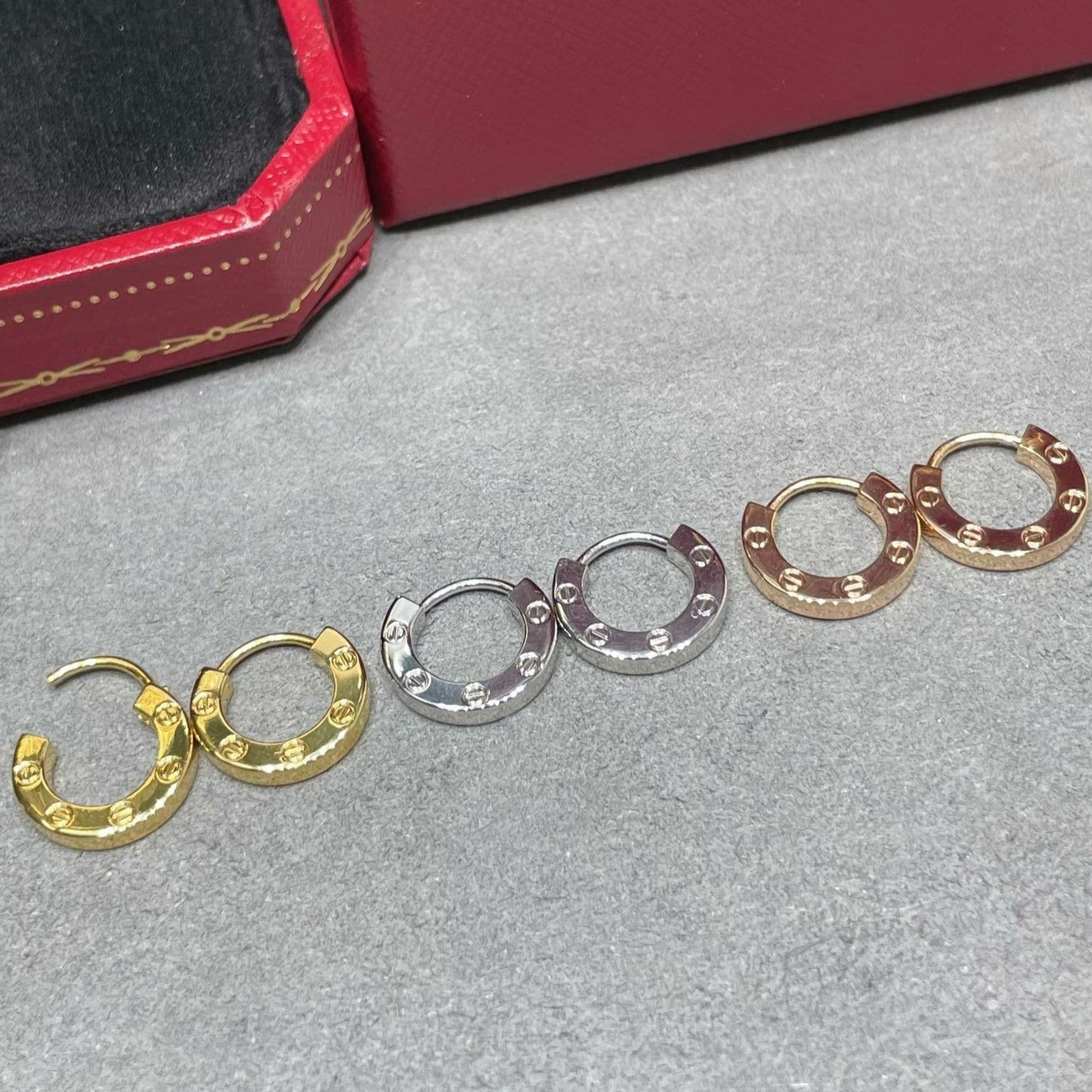 [moco jewelrys]LOVE MINI EARRINGS