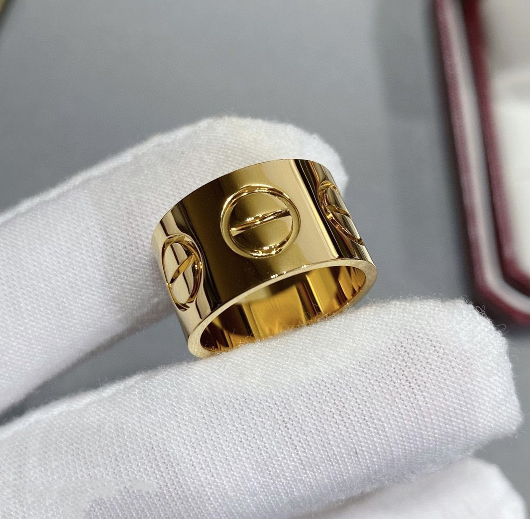 [moco jewelrys]LOVE 11MM LARGE RING
