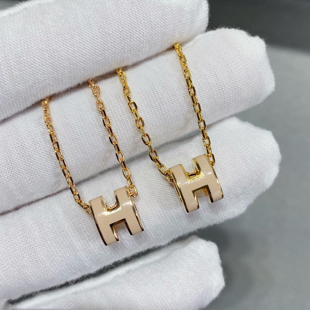 [moco jewelrys]MINI POP H NECKLACE